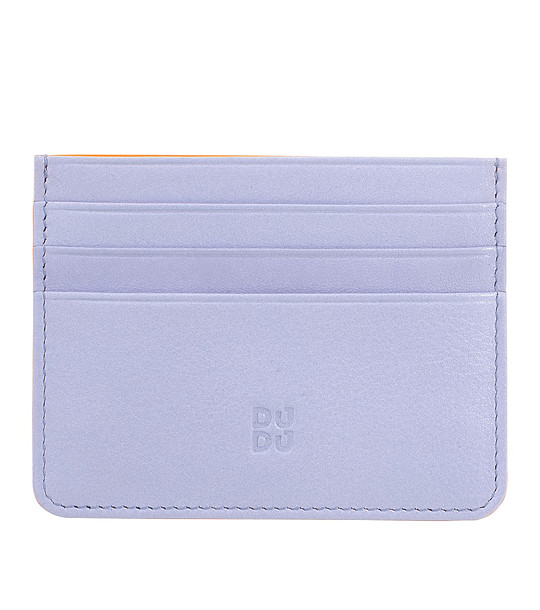 Кожен класьор за банкови карти в лилаво и оранжево Svalbard снимка