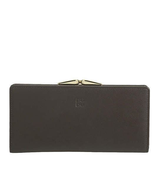 Дамски портфейл в кафяв нюанс от естествена кожа Chiloé с RFID защита снимка