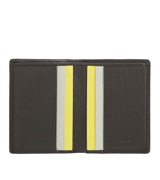 Кожен мъжки портфейл в кафяво с RFID защита снимка