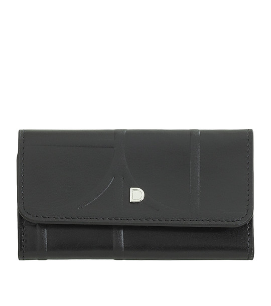 Кожен аксесоар за ключове в черно и таупе Timbuktu снимка