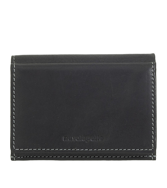 Черен мъжки кожен портфейл Jill снимка