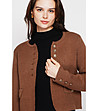 Кафяво дамско яке-1 снимка