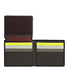 Кафяв мъжки кожен портфейл Adam с цветни отделения-3 снимка