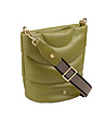 Barbara M Olive green Women's shoulder bags-1 снимка