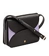 Cefalonia Black_lavender Women's shoulder bags-3 снимка