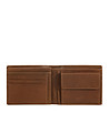 Мъжки портфейл от естествена кожа в кафяво Pascal -1 снимка