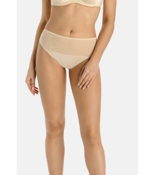 Бежови бикини с висока талия Noemi снимка