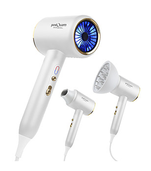 Мощен и лек сешоар с йони и синя светлина снимка