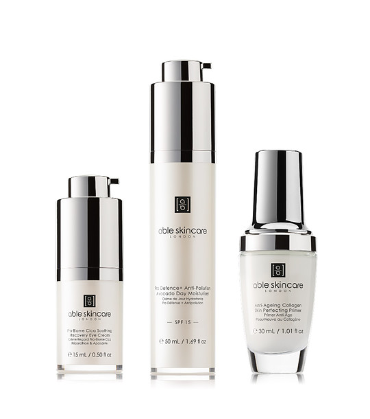 Комплект от серум и овлажнител за лице и околоочен крем снимка