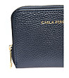 Тъмносиньо дамско портмоне от естествена кожа Alenia-3 снимка