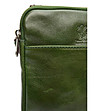 Зелена кожена crossbody чанта-3 снимка