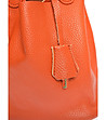 Дамска чанта от естетвена кожа Ina в оранжев нюанс-3 снимка