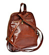 Кафява дамска раница от естествена кожа Indiasa-2 снимка