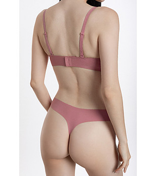 Розови лазерно изрязани прашки Second skin снимка