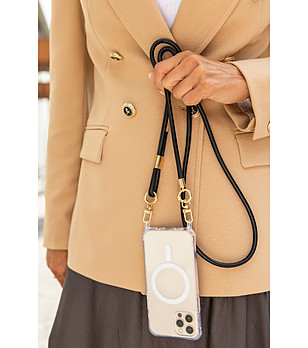 Чернен аксесоар за телефон снимка