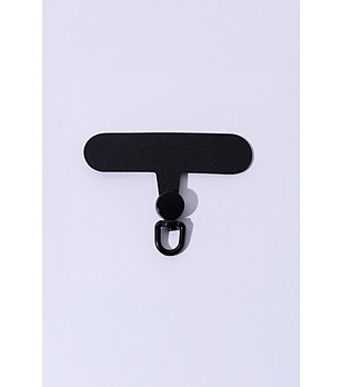 Държач за телефон в черно снимка