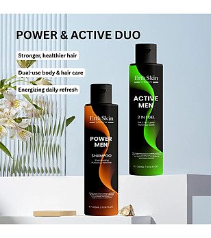 Комплект от шампоан и душ гел за мъже снимка