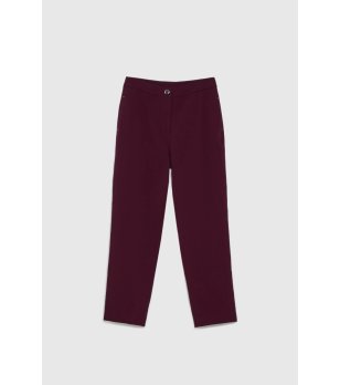 Дамски панталон в бордо снимка