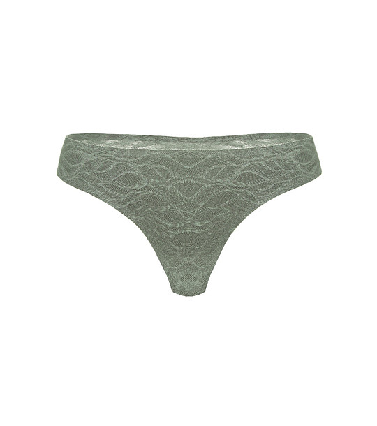 Прашки Lacy Skin в цвят маслина снимка