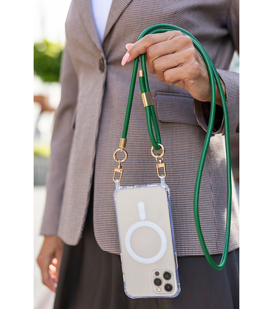 Зелен аксесоар за телефон снимка