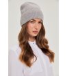 Дамска сива  шапка с рипсена плетка-0 снимка