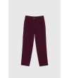 Дамски панталон в бордо-0 снимка