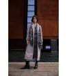 Дълго сиво дамско палто-4 снимка