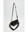 Дамска черна чанта с дълга дръжка-2 снимка