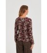 Дамска блуза с пейсли принт -2 снимка