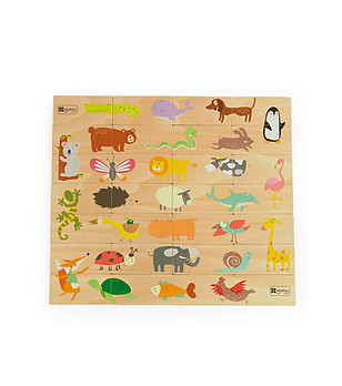 Домино пъзел Животни гигант снимка