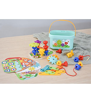 Мозайка и конструктор в куфар за най-малките_tooky снимка