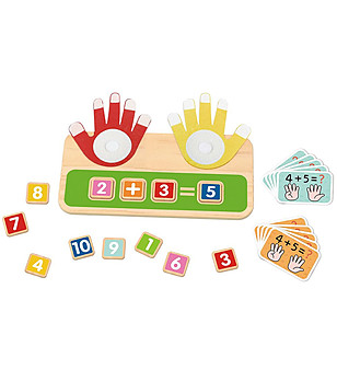 Образователна играчка за смятане с пръсти снимка