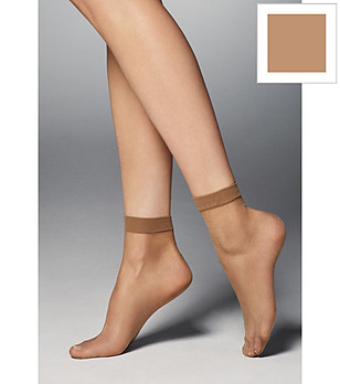 2 бр дамски чорапи BELLA 20 DEN в цвят коняк матови снимка