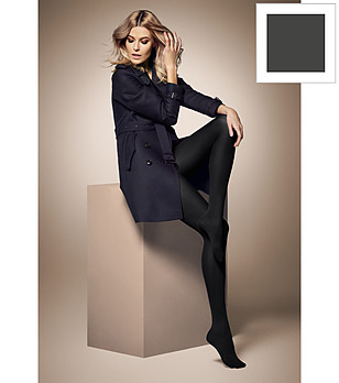 Чорапогащник DIMENSION 30 в цвят графит 30 DEN с 3D ефект снимка