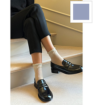 Сини чорапи на точки ELVIRA снимка