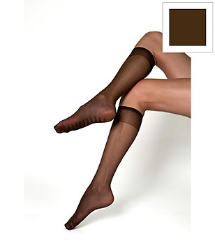 Дамски чорапи ETE 20 DEN в цвят капучино с ABS снимка