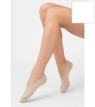 Бели дамски чорапи EVELINA ниски с нестягащ ластик снимка