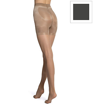 Чорапогащник HOLD UP в цвят графит 20 DEN, моделиращ снимка