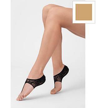 Чорапи в цвят визон JAPANESSE с отворени пръсти снимка