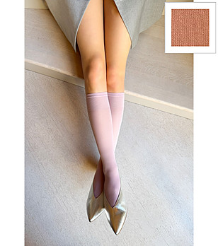 Прасковени чорапи 40 DEN KATRIN матови снимка