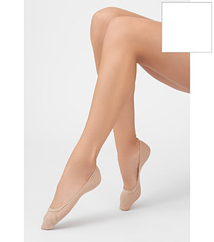 Дамски бели чорапи терлици MICRO RETE с микро мрежа снимка