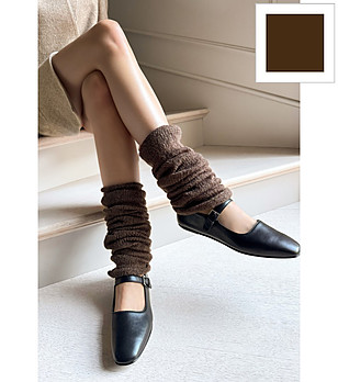 Гети в цвят капучино MOHAIR снимка