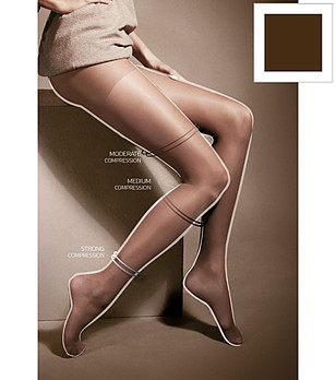Чорапогащник RELAX 20 DEN в цвят капучино с компресия снимка