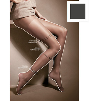 Чорапогащник RELAX в цвят графит 20 DEN с компресия снимка