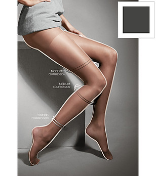 Чорапогащник RELAX 40 DEN в цвят графит с компресия снимка