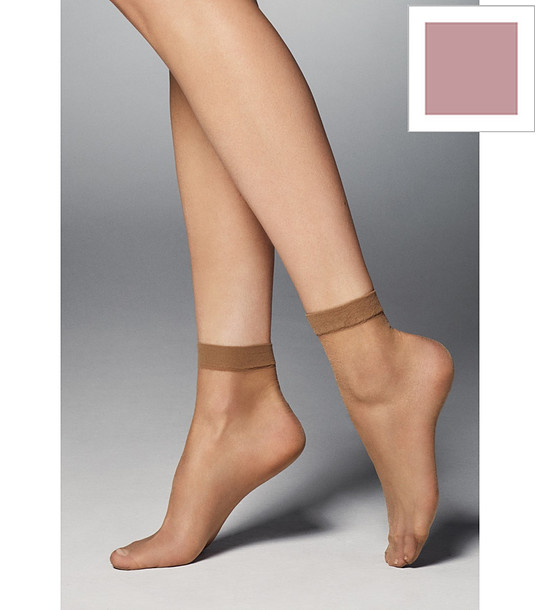 2 бр чорапки в пудрено розово 20 DEN BELLA снимка