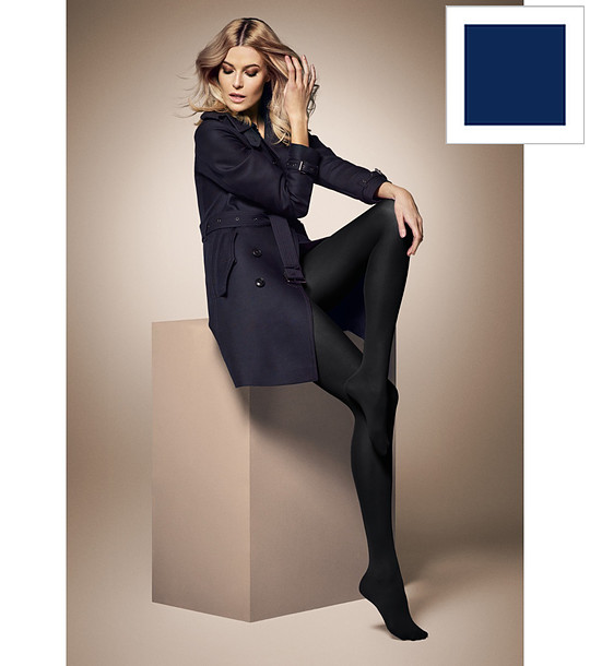 Чорапогащник DIMENSION в синьо 30 DEN с 3D ефект снимка