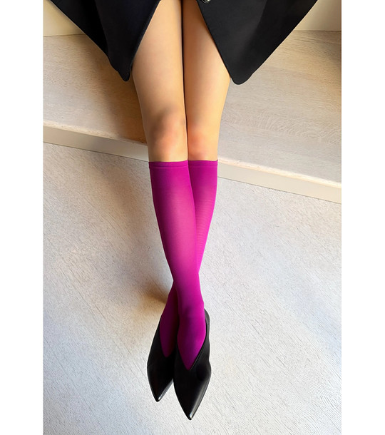 Чорапи 40 DEN KATRIN матови в нюанс на циклама снимка