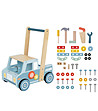 Дървена играчка за бутане Камион с инструменти-3 снимка