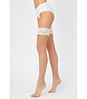 Чорапи в телесен цвят с бяла дантела 15 DEN SILVI-1 снимка